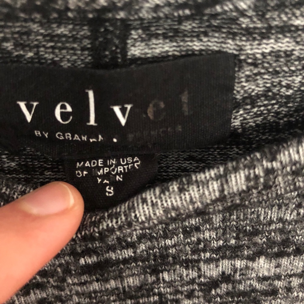 Velvet long sleeve shirt - Picture 3 of 3